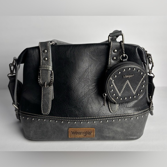 Wrangler Handbags - Wrangler Black Women's doctor hand bag